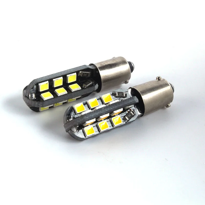 100PCS Best price BA9S T4W 24-2835 Warm White 24 2835 LED Light Bulb for Car Reading Lamp DC 12V car styling | Автомобили и