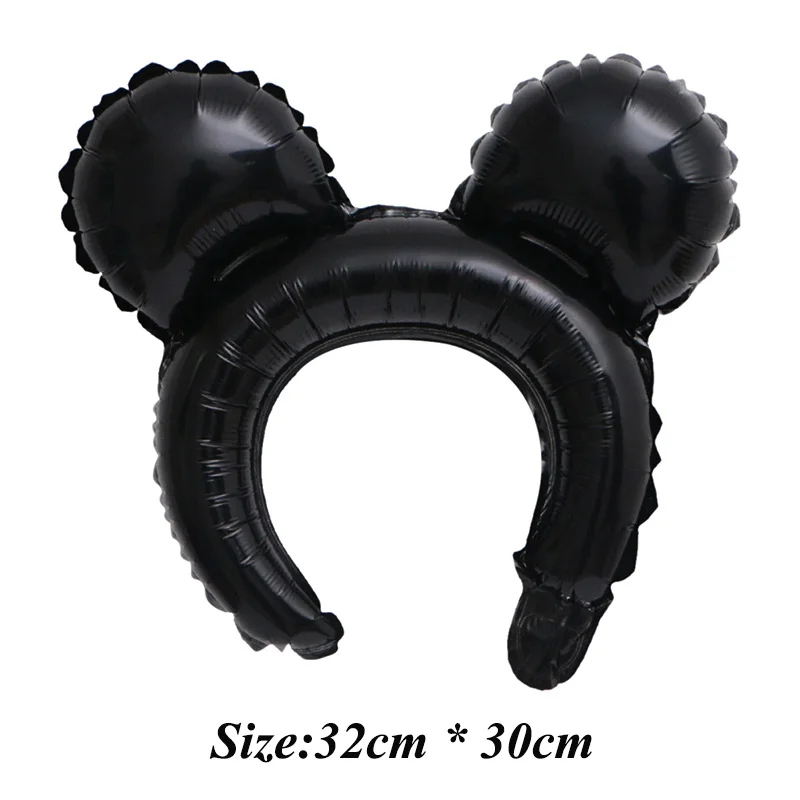 Mickey 16 50 шт в наборе, милые животные диадема ободок для волос надувные шары Mickey Minnie лягушка "Кролик", "Медвежонок" детских празднований дня рождения Свадебная вечеринка украшения для детских игрушек - Цвет: Mickey 16