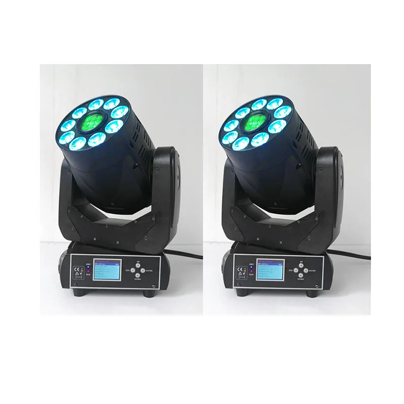 

2pcs/lot super 90W Spot+Wash 2 IN1 Led Moving Head Light white+9x18W RGBWA UV 6 IN1 LEDS 6 gobos for DJ Party