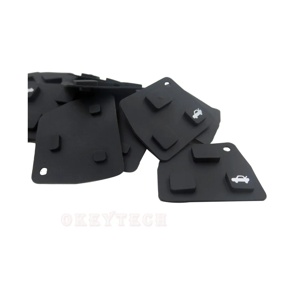 OkeyTech 50 шт./лот для Toyota RAV4 Corolla Camry Prado 2 или 3 кнопки резиновая кнопка кнопок Замена