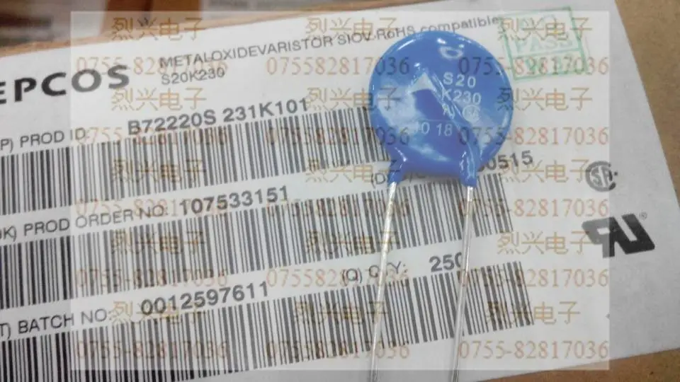 

5 шт.-15 шт./Оригинальный Новый EPCOS S20k230 B72220S 231K101