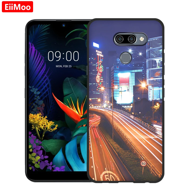 Женский чехол для LG K50 силиконовый мягкий с милым рисунком телефона K 50 lg k50 6 26