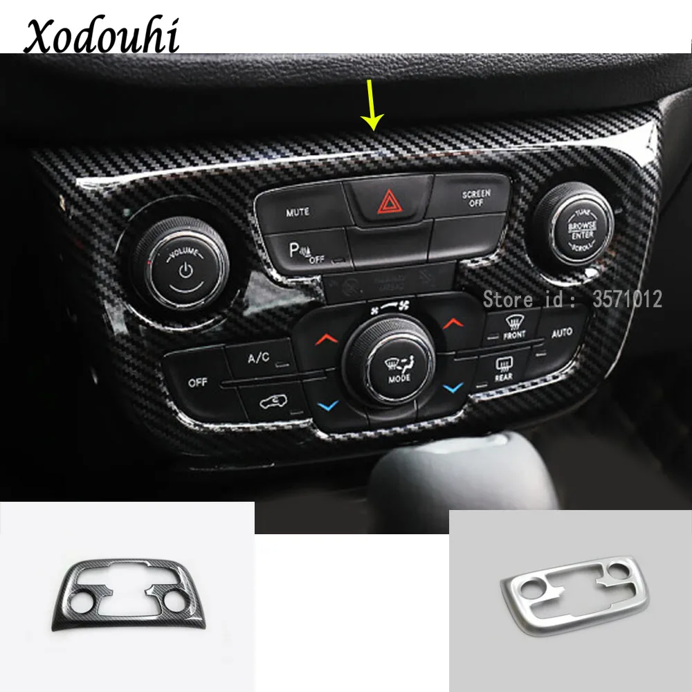 Для Jeep Compass 2017 2018 2019 2020 автостайлинг средняя консоль температура кондиционер