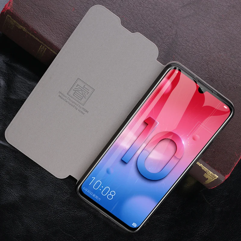 Чехол для Honor 10 lite Оригинальный Роскошный кожаный чехол-книжка серии MOFi Rui Huawei Lite