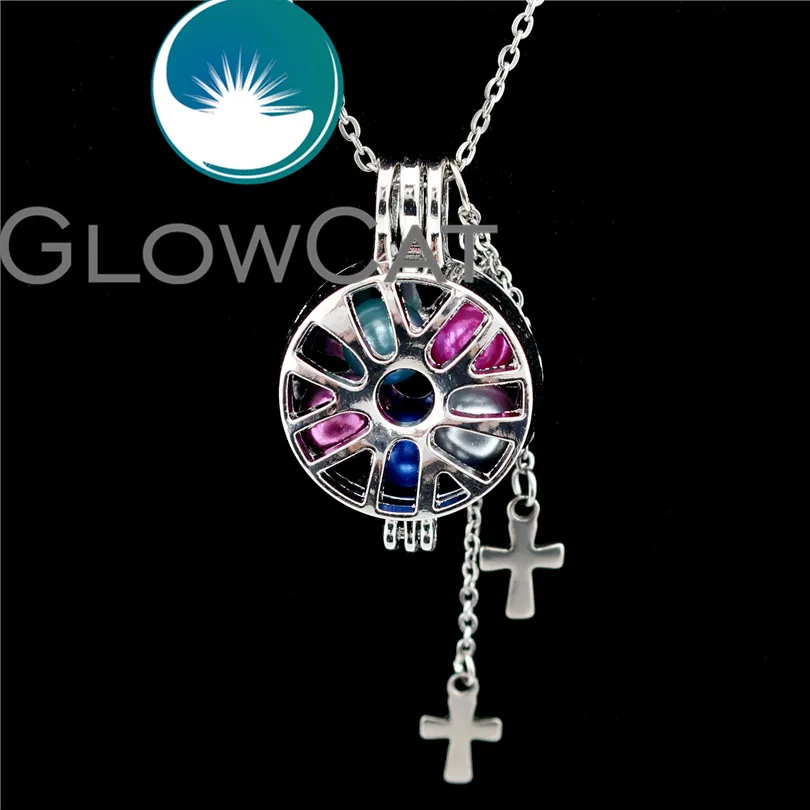 GLOWCAT KS615 крест кисточка колесо автомобиля Oyster жемчужная клетка эфирное масло
