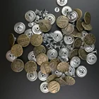 Пуговицы металлические застежки для джинсов 10 шт., бронзовые металлические пуговицы, кнопки для одежды, брюки, аксессуары для шитья одежды, ручная работа