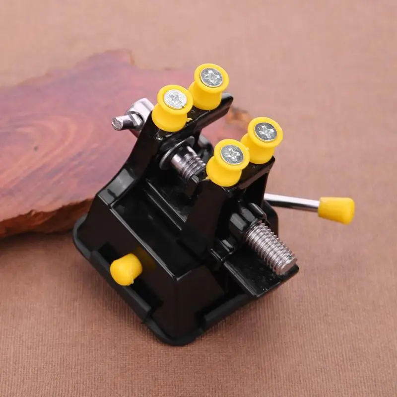 Мини Алюминий сплав DIY Металлические Таблица тисках всасывания зажим вице для