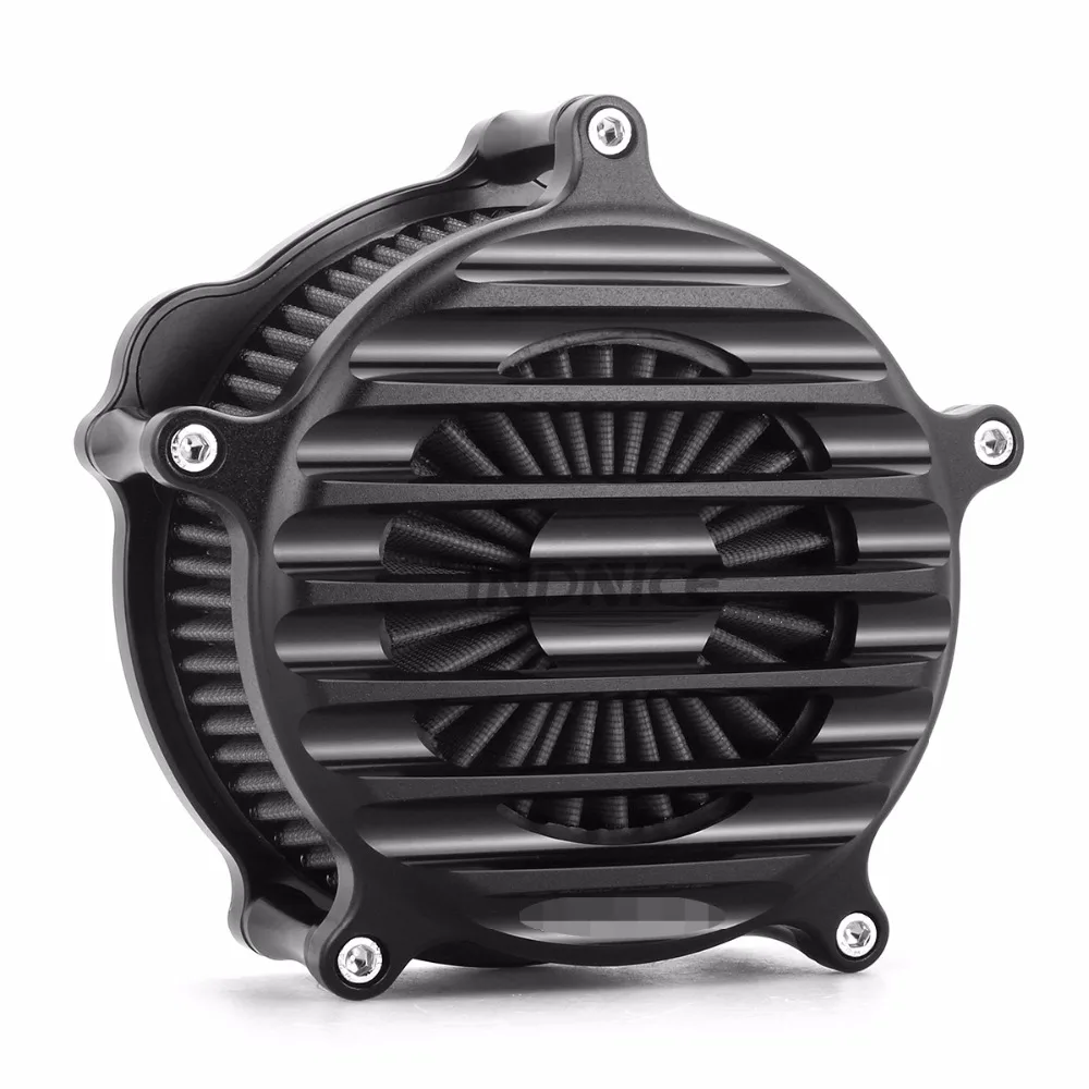 CNC black Nostalgia Venturi  Air Cleaner for harley sportster 1200 air intake filters xl883 sportster 883 1991-2018