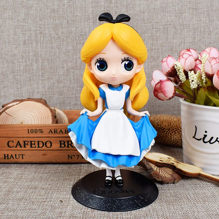 11 см Q Posket принцесса фигурка игрушки Мулан Алиса принцесса фигурка Модель Коллекция ПВХ игрушки торт Топпер украшения торта