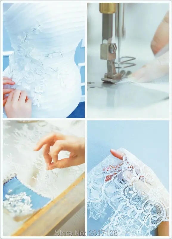 Белый Кот Короткие Фата с Расческой Аппликация Край Свадебная Аксессуар