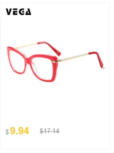 VEGA Eyewear, синий светильник, блокирующие компьютерные очки, защита экрана, прозрачные игровые очки для компьютера, PC очки для женщин 216
