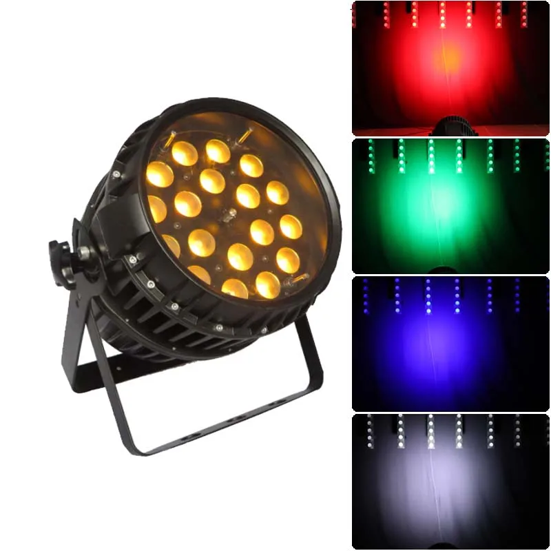 zoom 18*15W RGBWA 5in1 ip65 led par stage light for outdoor concert band projection | Лампы и освещение