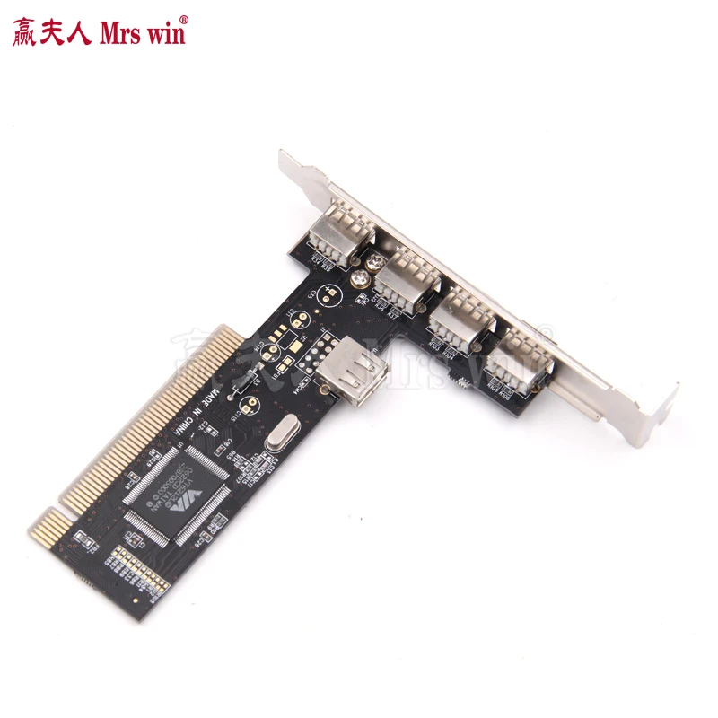 PCI USB 2 0 контроллер карта 4 порта 480 Мбит/с высокоскоростной адаптер|pci card|pci controllercard