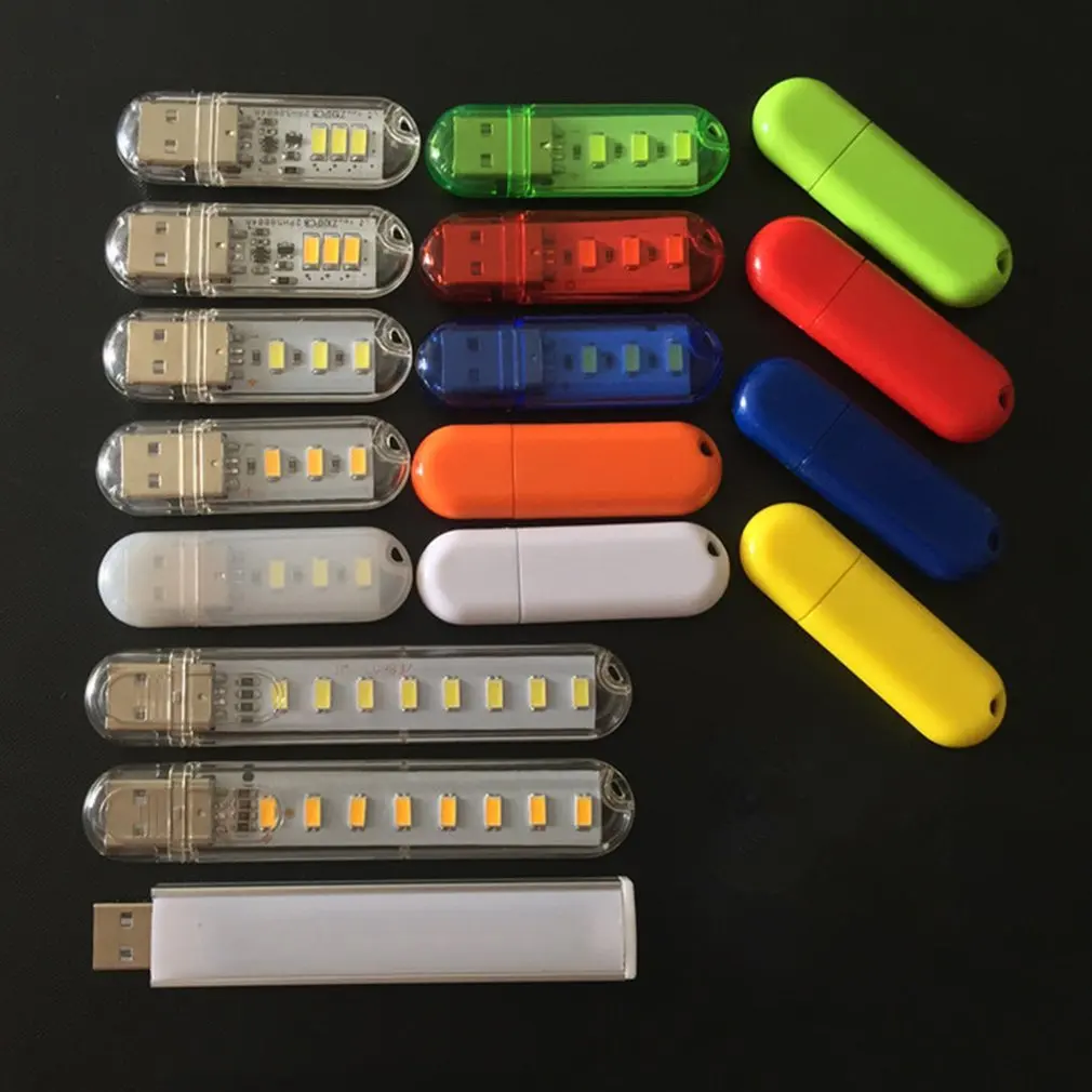 Высокая яркость светодиодный USB фонарик Свет светильник для компьютера 5 В