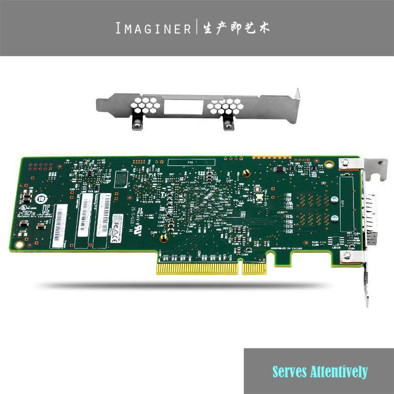 Заводской запечатанный Avago LSI SAS 9300-8E LSI00343 8 портов хост-шина адаптер SFF8644 без кэша HBA PCI-E3.0 X8 контроллер карты