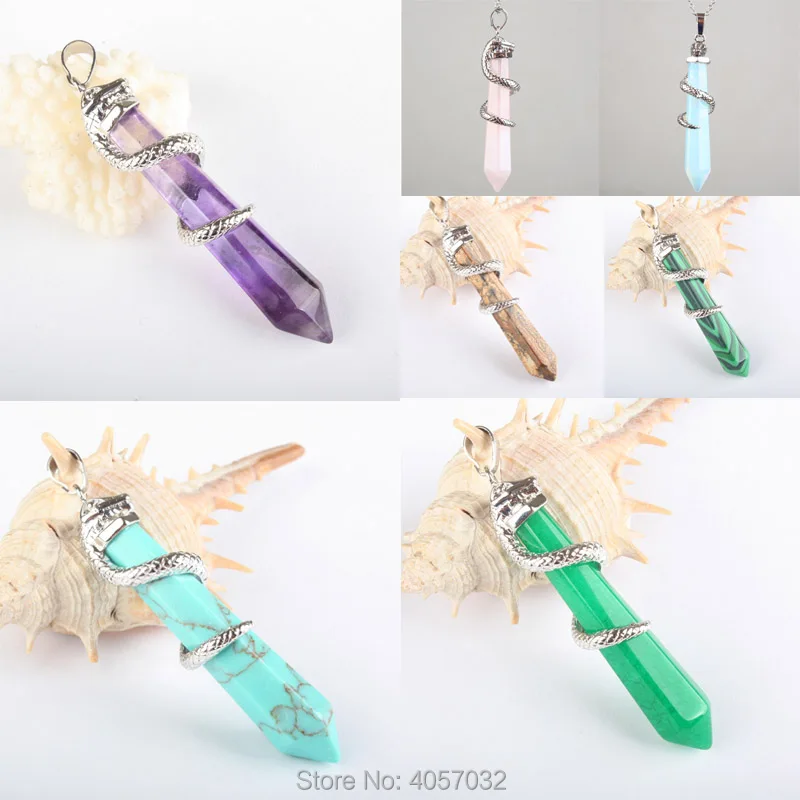 Подарки модные ювелирные изделия искусственный зеленый камень Howlite Фиолетовый