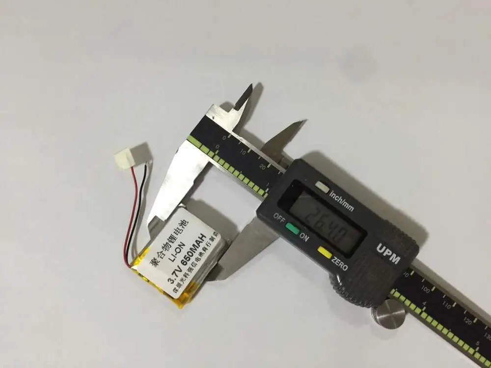 New full capacity 3.7V polymer lithium battery 802530 650MAH MP4 Bluetooth speaker / device Mini | Электроника