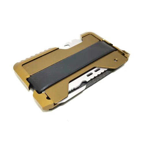 Style 3 Golden x1 EDC тактический кошелек для хранения банковских карт креативный многофункциональный металлический инструмент держатель для карт 3 костюма стиль на выбор - Цвет: Style 3 Golden x1