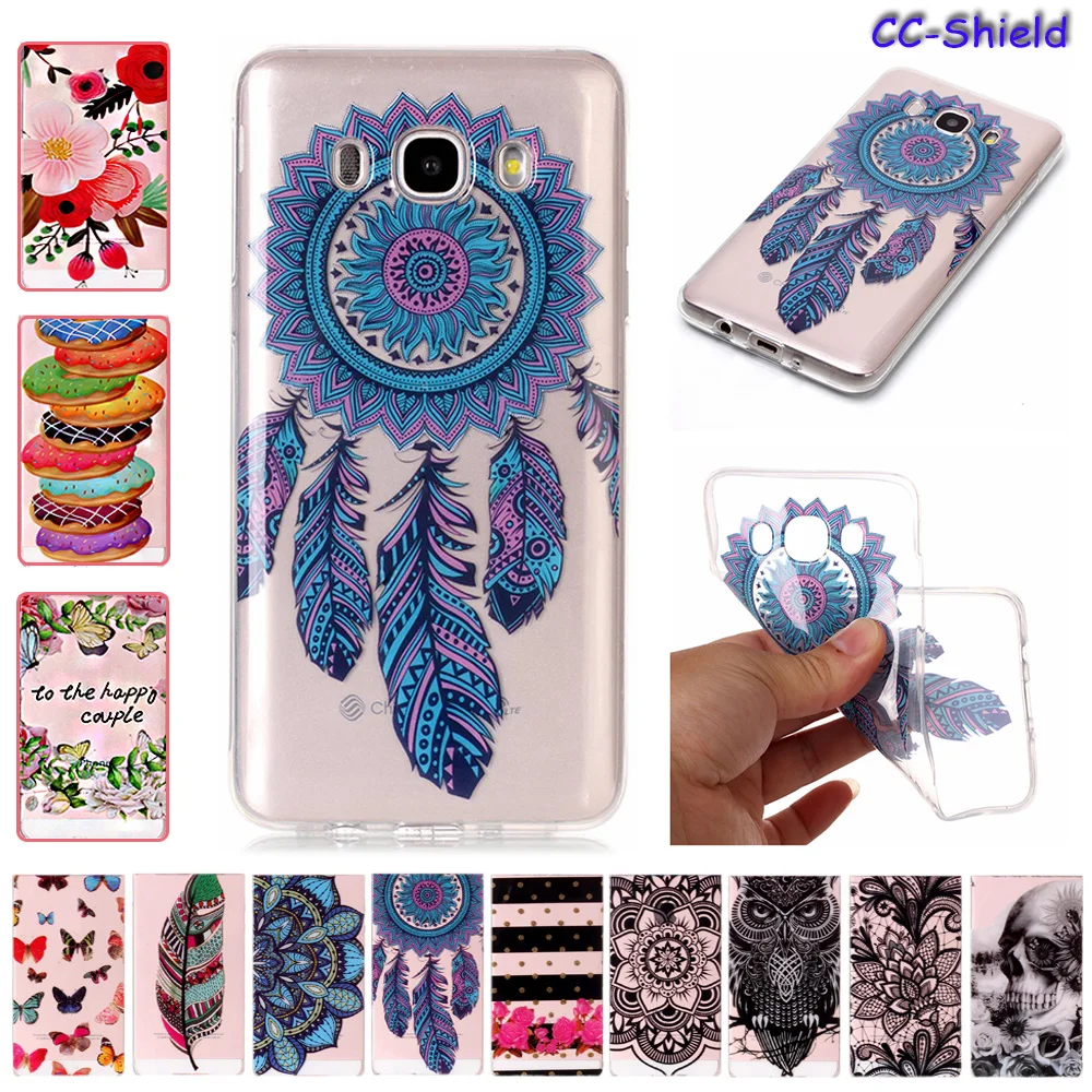 Soft TPU Case for Samsung Galaxy J7 2016 J710F J710MN J710FN/DS J710FN SM-J710F SM-J710FN Transparent Silicone Phone Cases Cover |