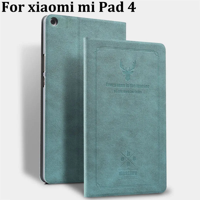Для Xiaomi Mi Pad 4 Оригинальный чехол Чехол MiPad кожаный ультра тонкий с держателем для