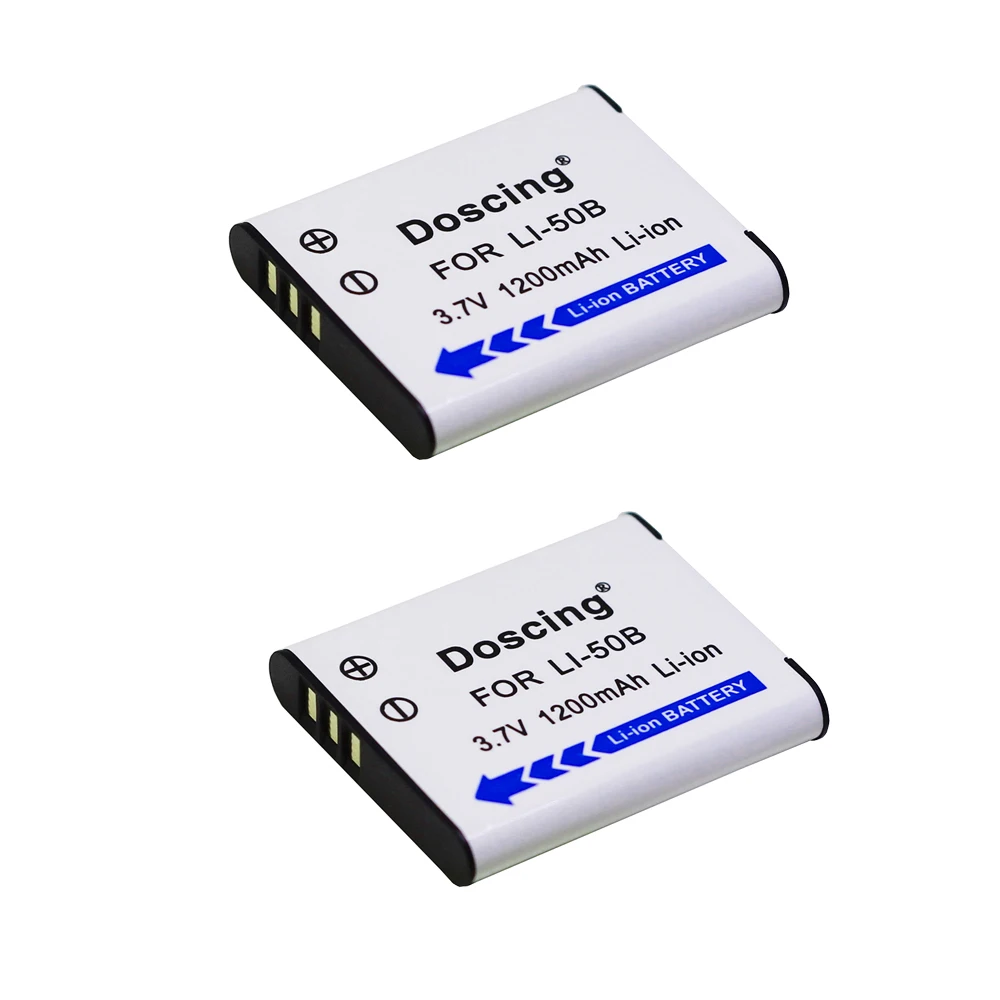2 шт. Аккумулятор для камеры Olympus 1010 1020 1030SW 6000 6020 8000 8010 MJU TG 610 620 630 810 | Электроника