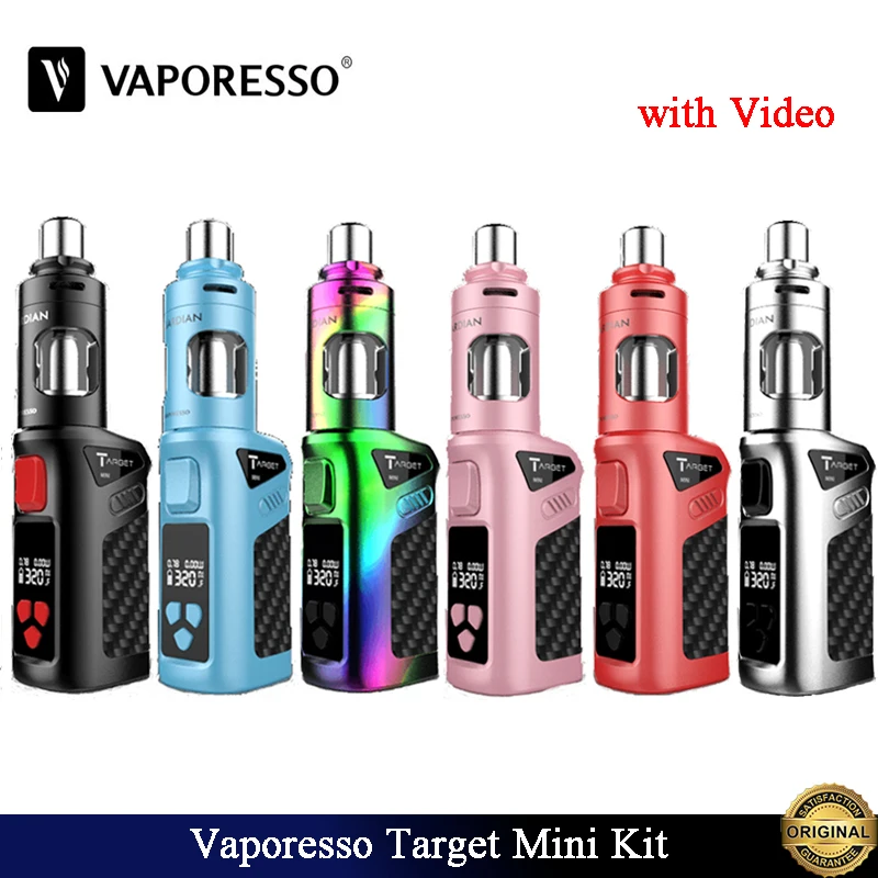 Оригинальный мини комплект Vaporesso Target с электронной сигаретой 40 Вт Mini TC Box Mod и 2 мл