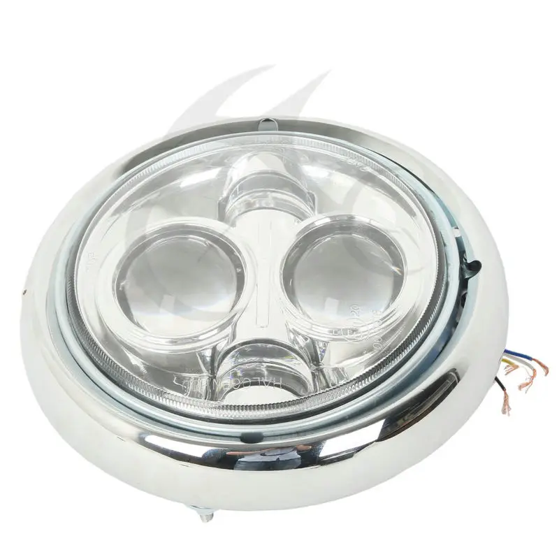 

New 7" Hi/Lo LED Headlight Bracket Ring For Harley Touring Electra Glide 2014-16 Heritage Softail Classic FLSTC Motorcycle