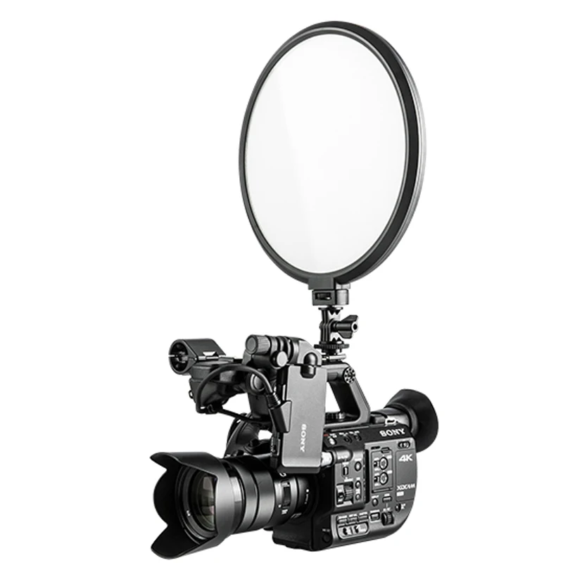 Viltrox VL-500T двухцветный светодиодный видео кольцо заполняющая световая панель с регулируемой яркостью 25 Вт 2000LM 3200-5600 K CRI95+ для DSLR камеры DV видеокамеры