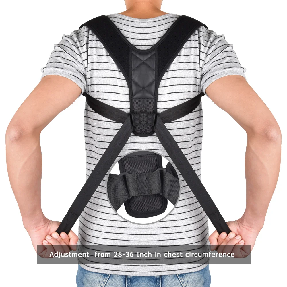 Регулируемый Корректор Осанки Спины позвоночник опора поясничной скобки для