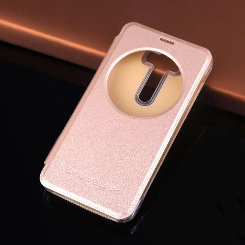 Кожаный чехол книжка для телефона Asus Zenfone 2 Laser Zenfone2 ZE550KL ZE551KL Smart View|Чехлы-книжки| |