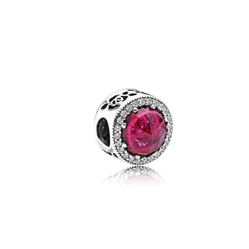 YYF original 100% S925 silver for Pandora beads fashion charm DIY jewelry gifts classic Christmas red beadspe | Украшения и