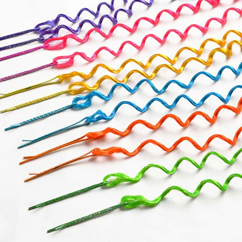 Новый детский головной убор 12 комплектов смешанный цвет парик декоративный с