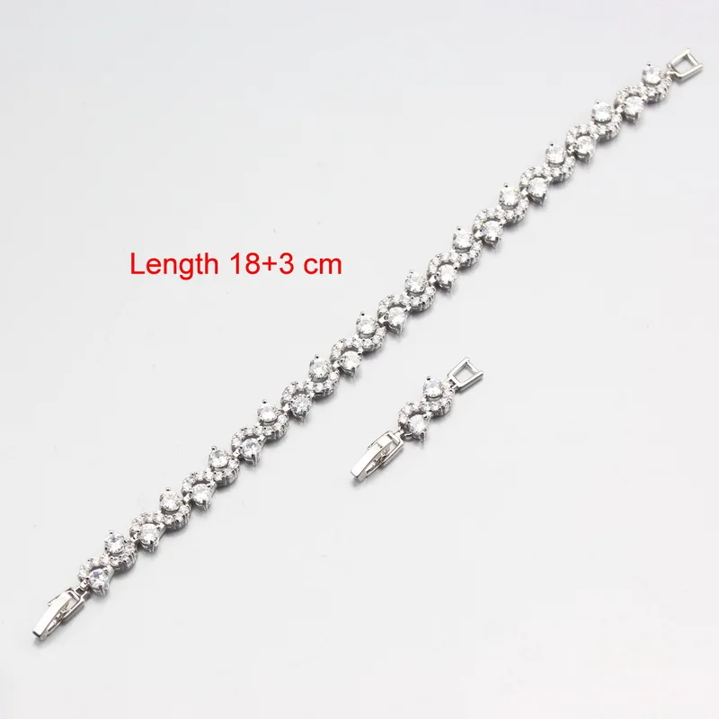 Женский ювелирный комплект из кольца и с белым цирконом|jewelry sets for women|silver jewelry