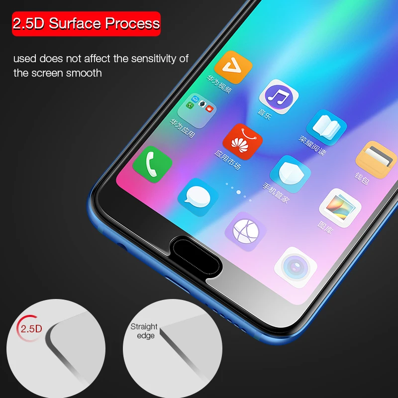 Закаленное стекло CAFELE для Huawei Honor 9 10 20 Pro ультратонкое 3D не полностью закрывающее