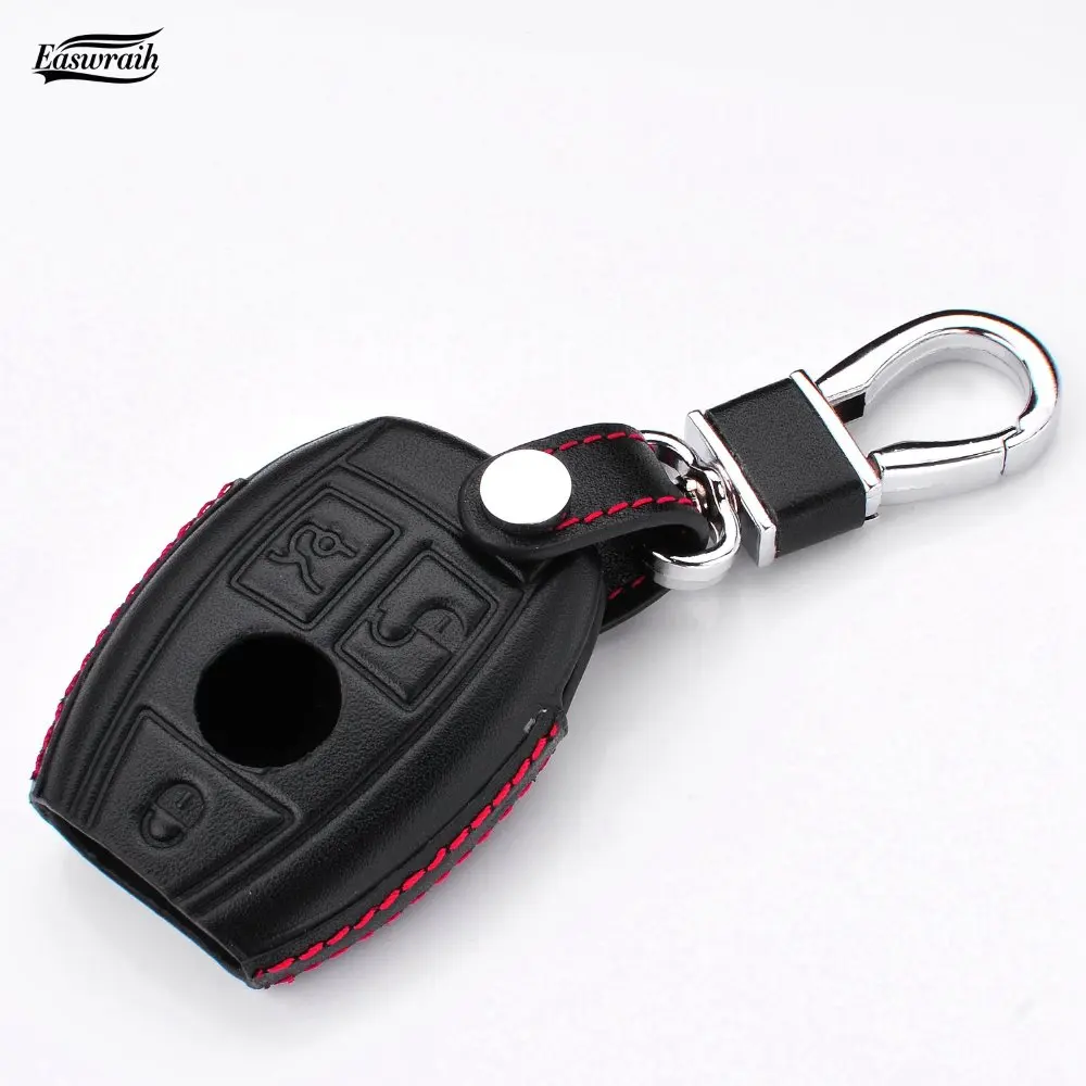 Чехол для ключей из натуральной кожи 4D сумка кошелек Mercedes Benz W205 211 212 221 C117 W166 A B C E S R
