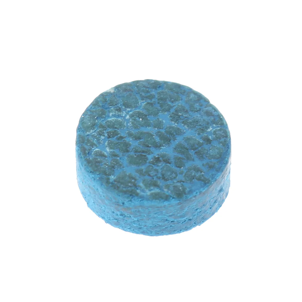 5 Pieces 10mm/0.39inch Blue Diamond Leather Glue-on Snooker Pool Billiard Cue Tips for Indoor Games Accessories | Спорт и