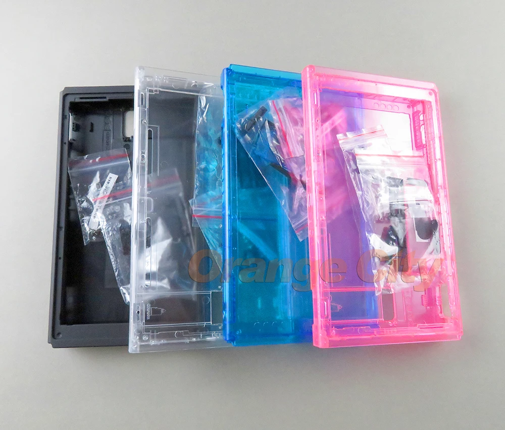 Верхняя Нижняя Лицевая панель с полным набором запасных частей для консоли Nintendo