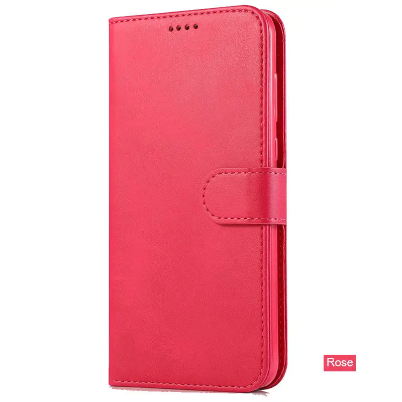Rose Чехол-бумажник с откидной крышкой для Xiaomi Redmi Note 5, роскошный кожаный чехол-книжка для телефона Xiaomi Redmi Note 5 Pro, чехол для Redmi Note 5, сумка - Цвет: Rose