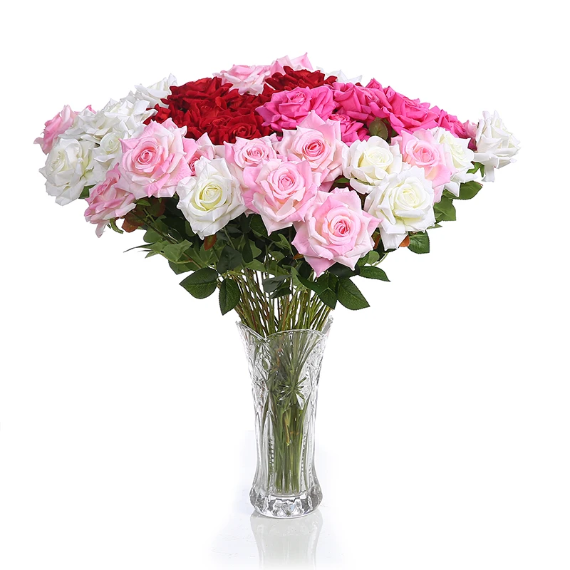Luyue Искусственные цветы Lindas rosas Шелковая Роза свадебный букет искусственный