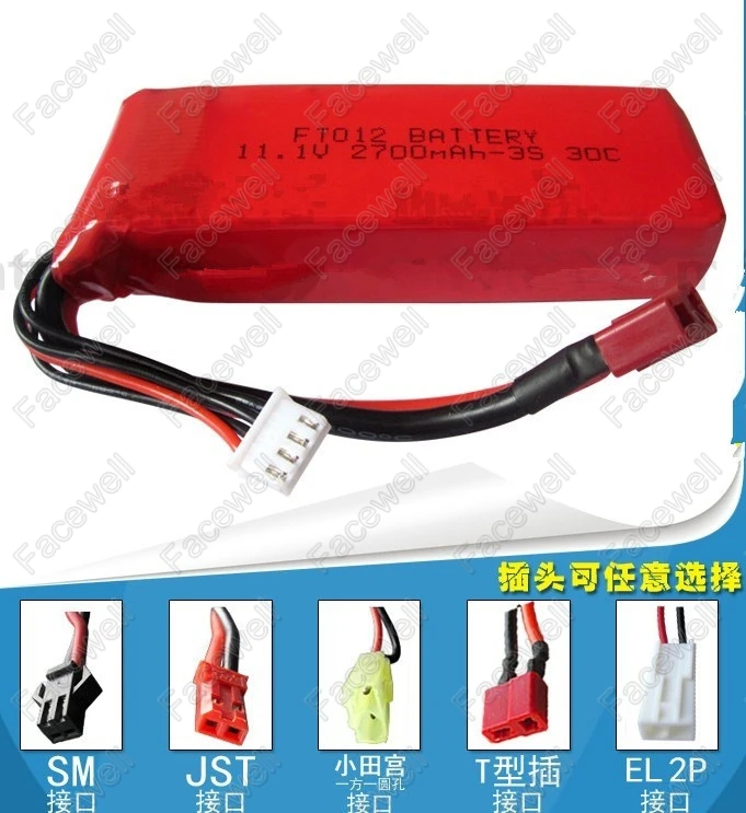 Новинка GTK LiPo 3S 11 1 2700 мАч 30C литий-полимерный 3s аккумулятор В T разъем для