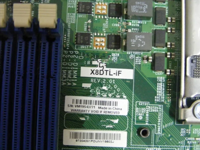 X8DTL i 6 3 IF 3F 1366 dual X58 Материнская плата серверной рабочей станции|Карты видео- и