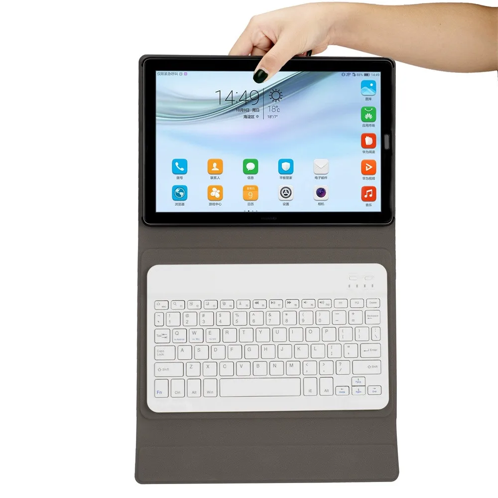 Для huawei MediaPad M5 8,4 Smart Bluetooth клавиатура+ Складной флип-чехол-подставка чехол для ноутбука офисная бизнес-клавиатура сумки# es