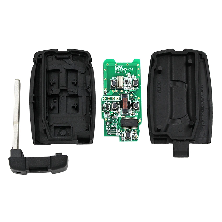 5 Button Remote Smart Car Key 315Mhz or 433Mhz ID46 Chip for Land Rover Freelander 2 LR2 with Small Uncut Blade FCC: NT8TX9 | Автомобили и
