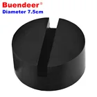 Резиновый автомобильный подъемник диаметром 7,5 см, защитная рамка для подъемника, черный напольный Автомобильный домкрат, дисковая подкладка, шлицевая рамка, адаптер для защиты направляющей