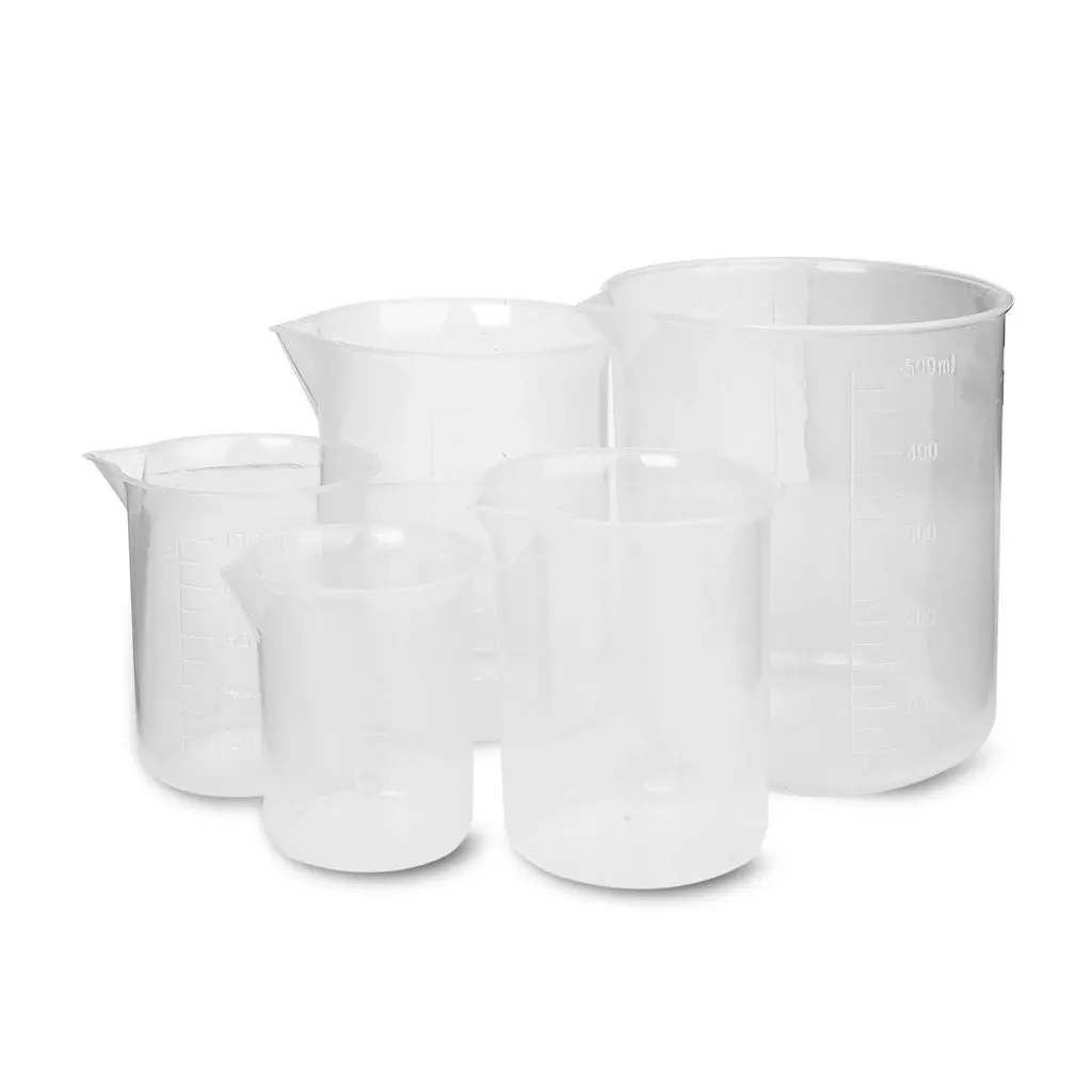 

SOSW-50 100 / 150 250 500ml Transparent plastic beakers graduate