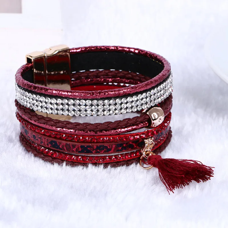 Europe and the United States new Bohemia hand woven temperament Bracelet multi color selection of a woman personality | Украшения и