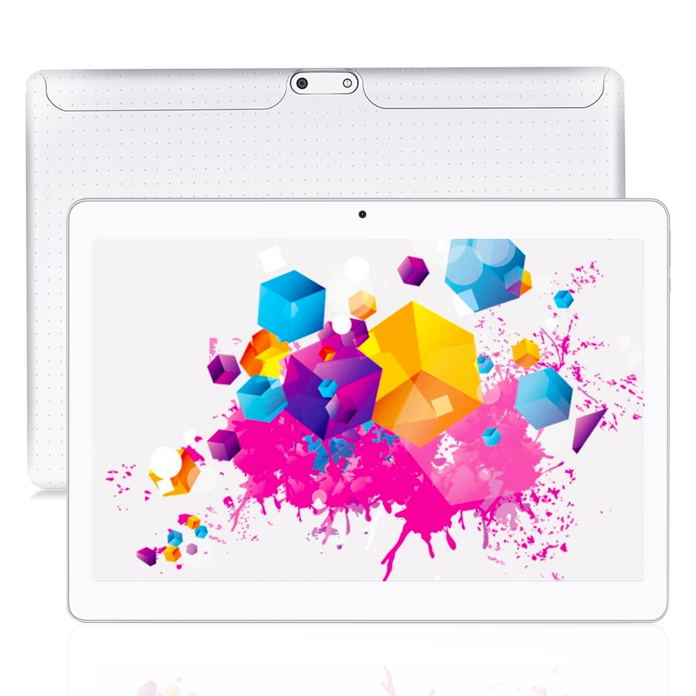 YUNTAB 10,1 дюймов K107 3g планшетный ПК Android 5,1 четырехъядерный 1280*800 Двойная камера 0.3MP+ 2MP 1 Гб+ 16 Гб Две sim-карты планшет(белый