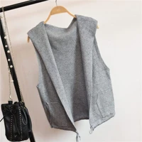 new arrival women vest clip spring and autumn loose female cardigan plus size cape sweater outerwear