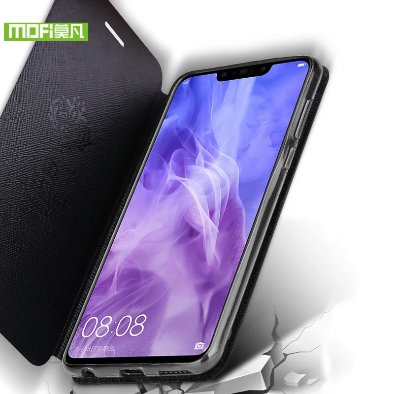Для huawei nova 3 чехол для huawei nova 3 чехол силиконовый nova 3 Флип кожаный Mofi для huawei nova 3 чехол 360 противоударный металлический