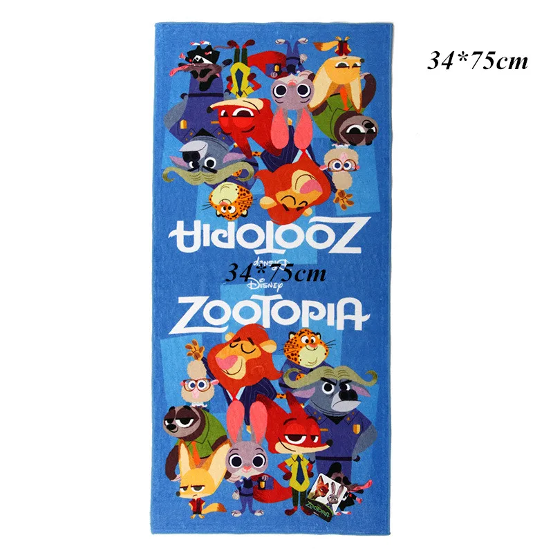 01 Disney мультфильм печати Zootopia новорожденных Детское полотенце для лица хлопок мягкие Новорожденные малыши полотенце подарки для мальчиков девочек Прямая отправка - Цвет: 01